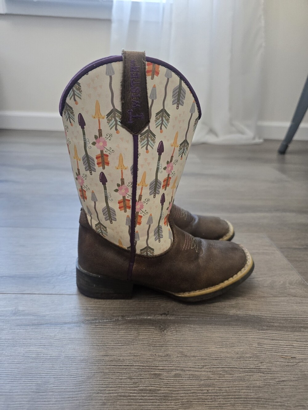 Twister Hannah Toddler/Youth Size 10 Western Boots Cowgirl Rodeo